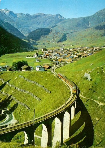 Ansichtskarten: SEDRUN Furka-Oberalp-Bahn – Gebraucht aus Jona von philajona