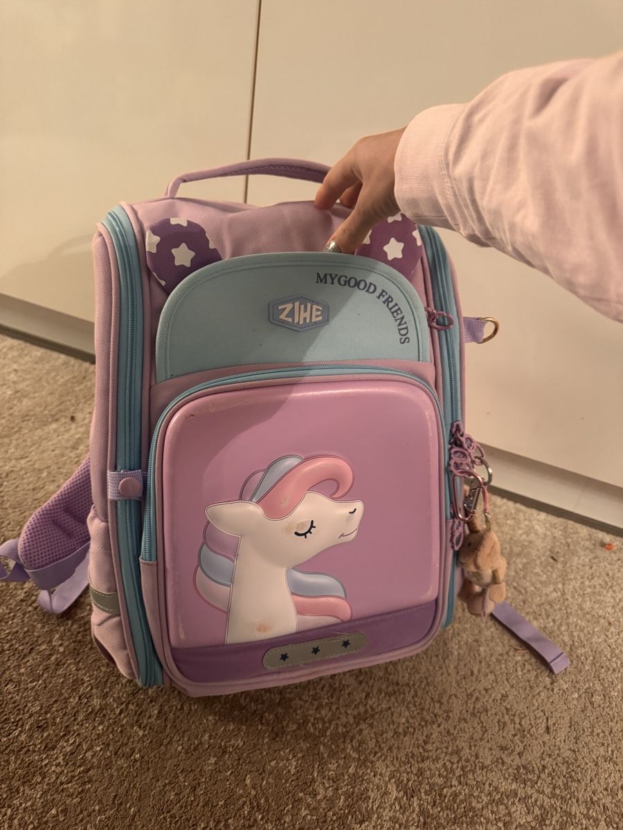 Borse & Zaini: Mädchen Schulranzen mit Einhorn Motiv🦄 – Usato da Goldau venduto da mira221 1