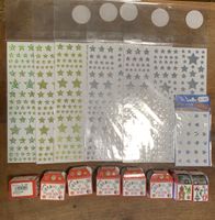 Verschiedene Sticker für Weihnachten