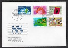 Sonderpostmarken 1988, Ersttagsbrief