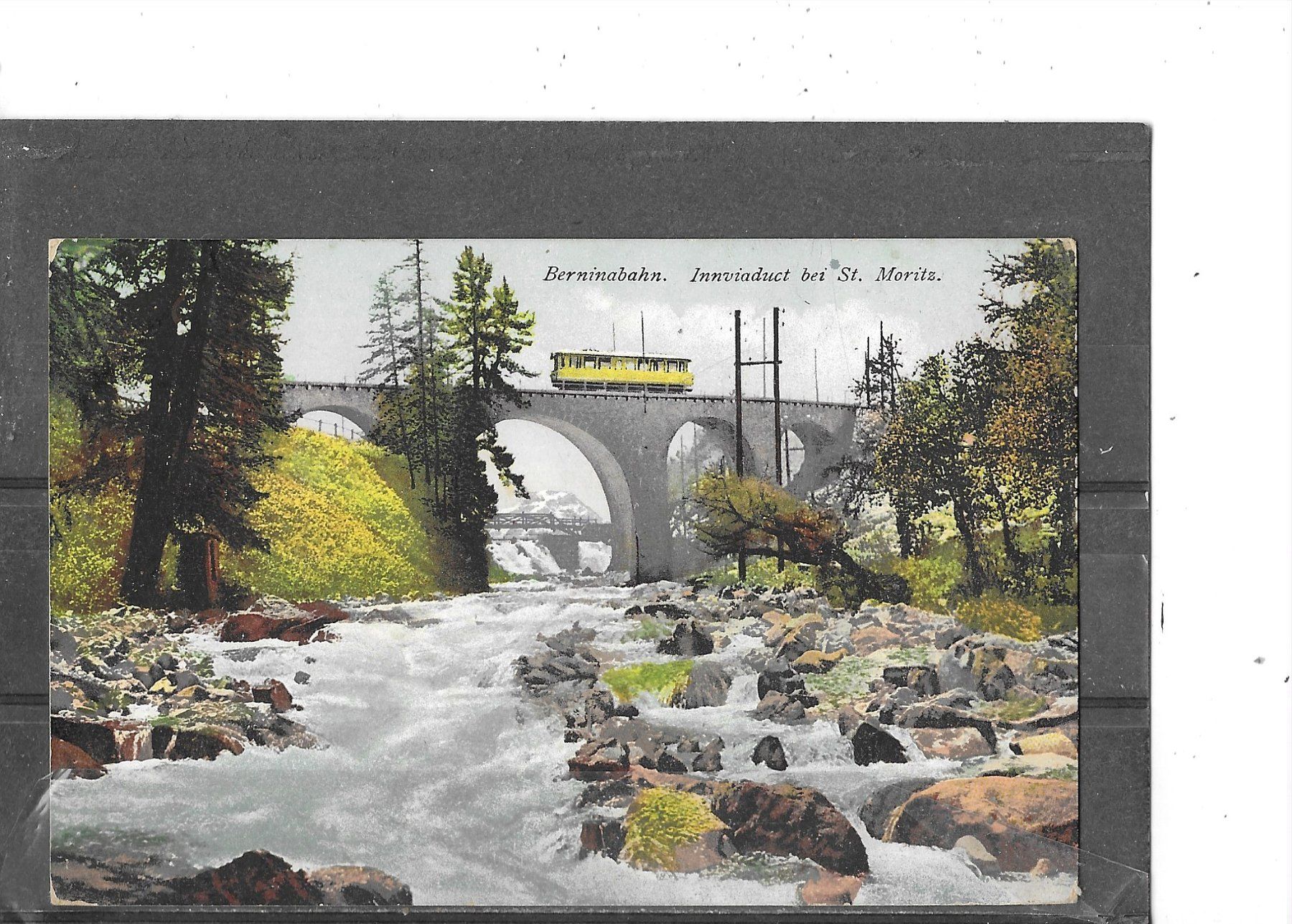 Cartes postales: GR Berninabahn mit Innviadukt bei St.Moritz – D'occasion à Schocherswil par Wilare