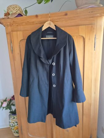 Trenchcoat schwarz von Syndicate Grösse 40