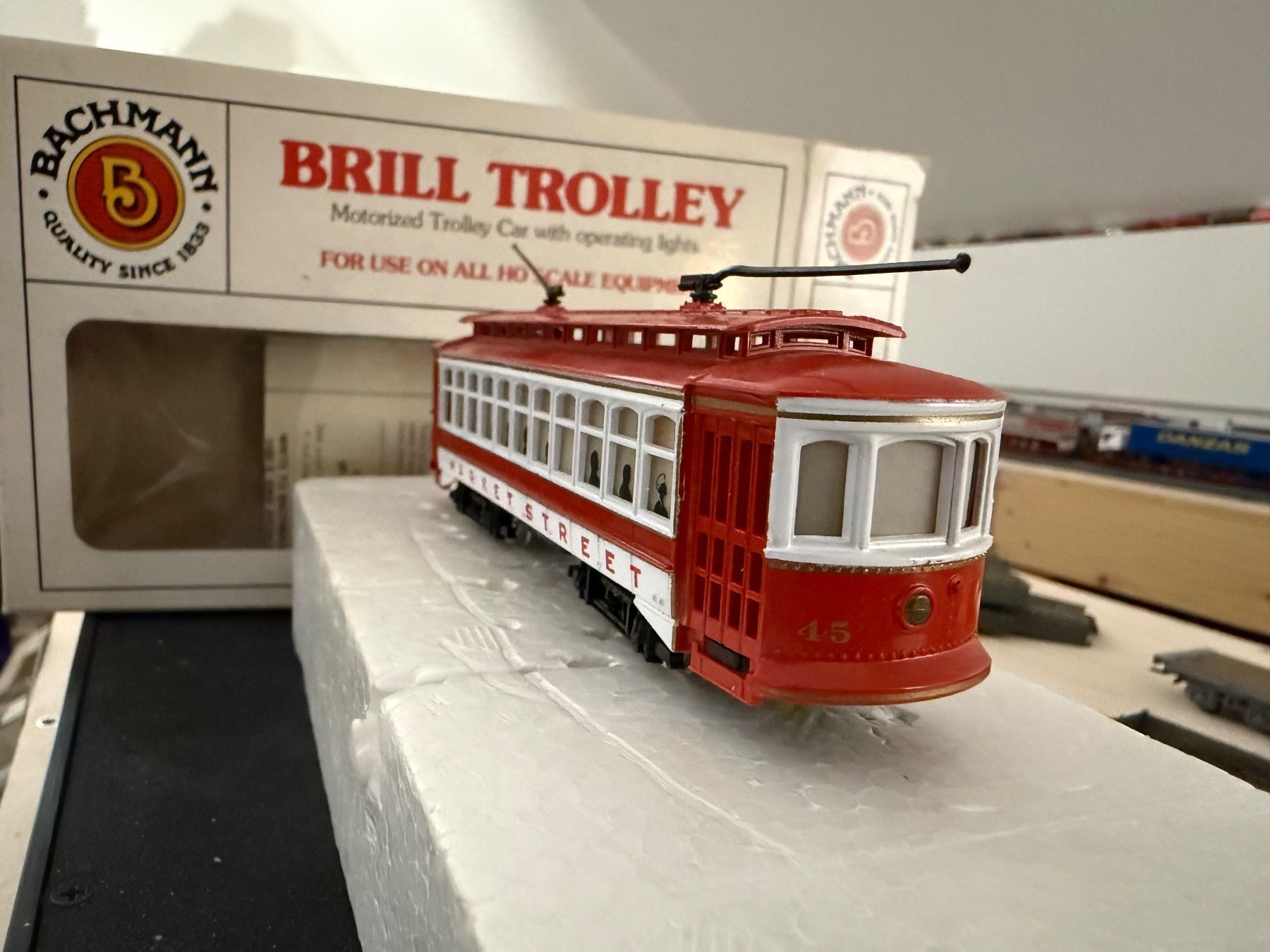 Modellini di ferrovie: Brill trolley tramway Bachmann 1/87 – Usato da Morrens VD venduto da YannD02 2