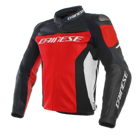 Veste Moto Dainese Racing 3 Red Leather