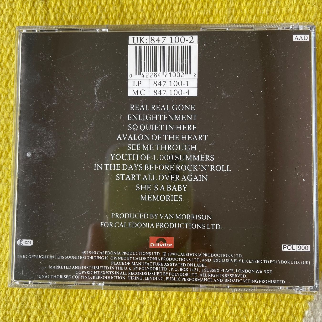 CD: VAN MORRISON-ENLIGHTENMENT – Usato da Rorschacherberg venduto da CD-Roli 1