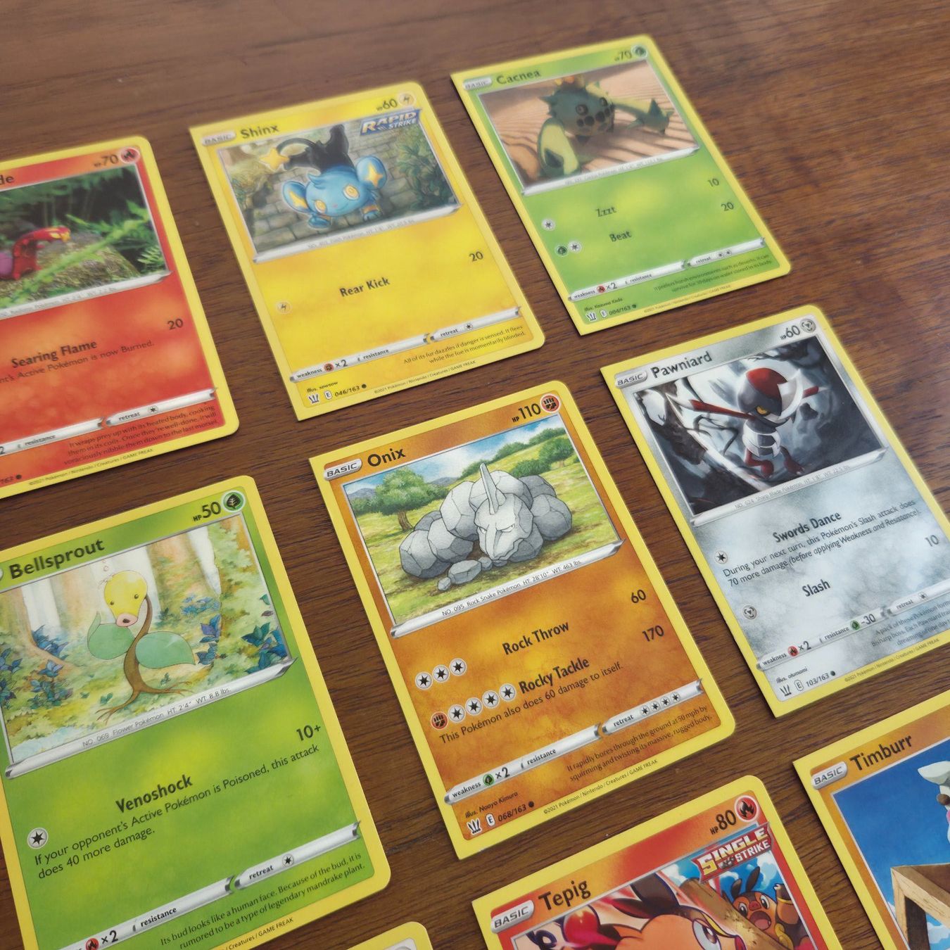 Pokémon Carte collezionabili: Pokemon Battle Styles Miscut Fehlschnitt 9 Karten – Usato da Zürich venduto da Wickeddude 3