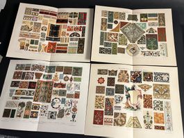Ornamententafeln 1,2,3,4, & Wappentafel & 2 Ornamente Tafeln