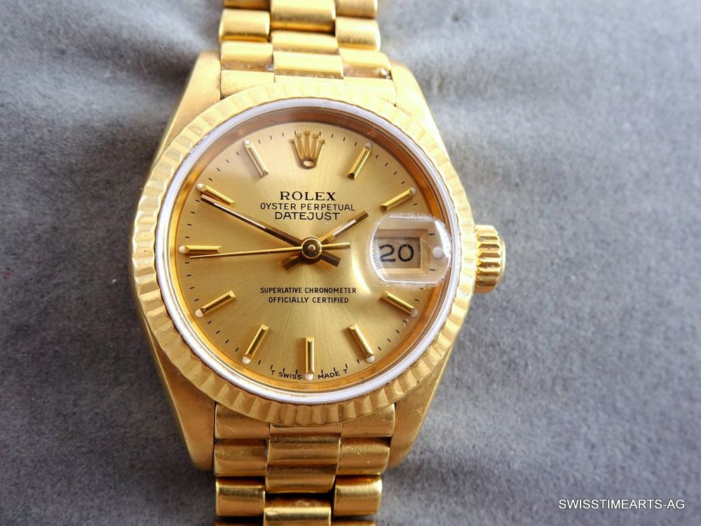Rolex Orologi: ROLEX DATEJUST 18K 1988 AUTOMATIK 69178 DAMENUHR – Usato da Zürich venduto da SWISSTIMEARTS-AG 1