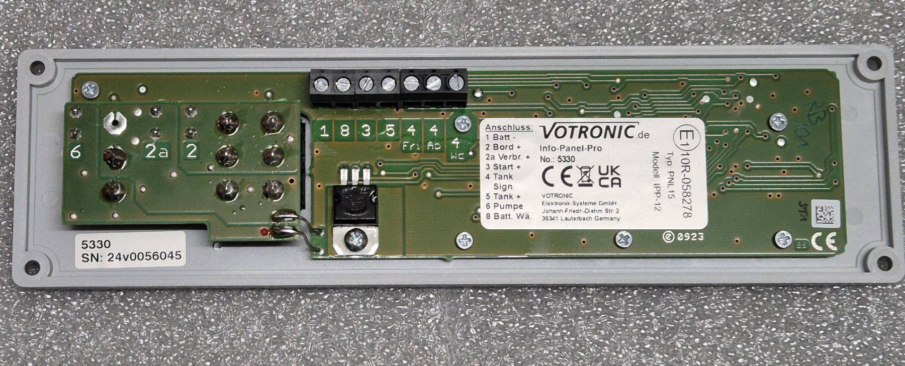 Votronic Composants électroniques: VOTRONIC Info Panel Pro – Neuf avec emballage d'origine à Rorbas par NexoDeal 2