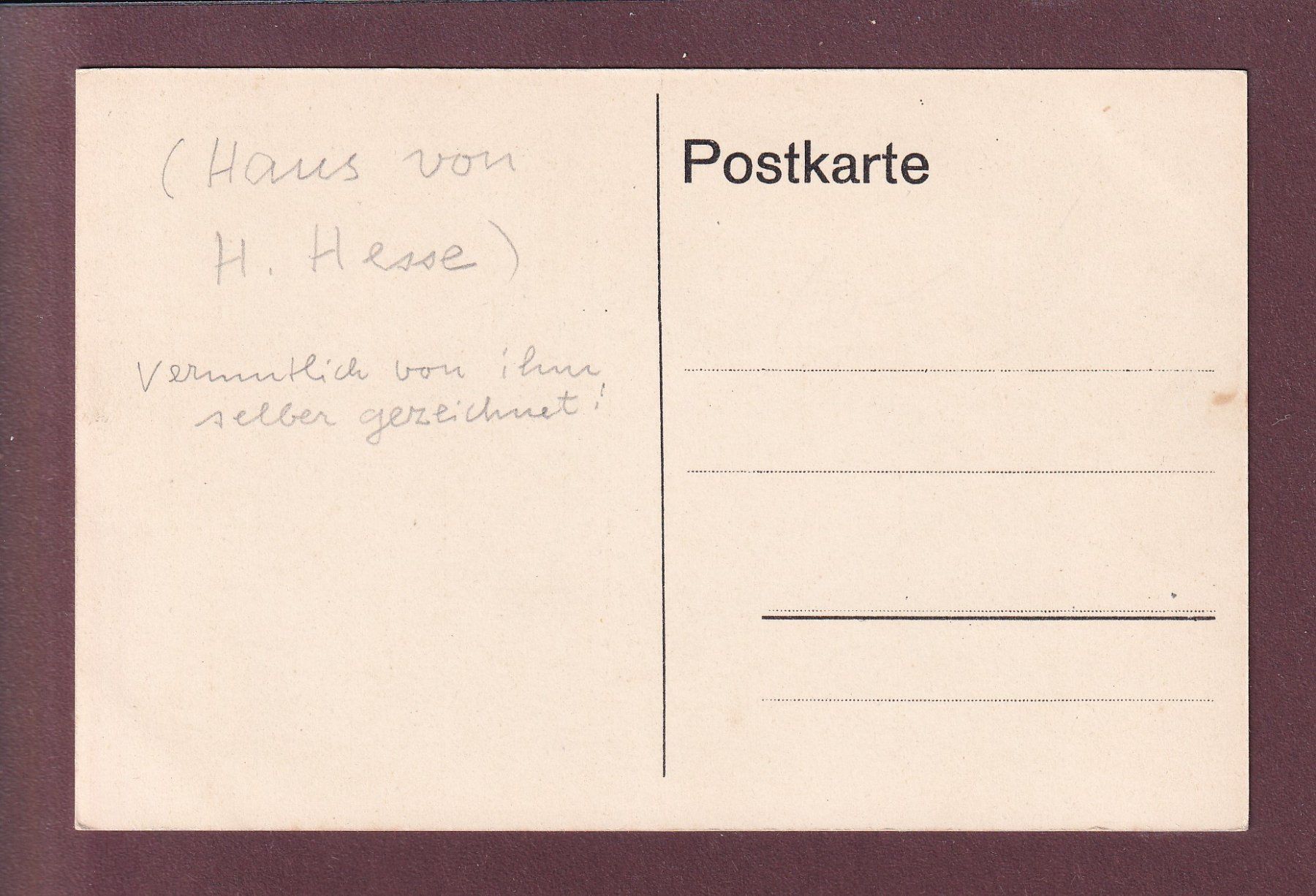 Ansichtskarten: BERN - Melchenbühlweg 26 - Rück lesen – Gebraucht aus Pully von nicecards 1