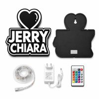 Personalisiertes LED Namensschild mit Wunschname