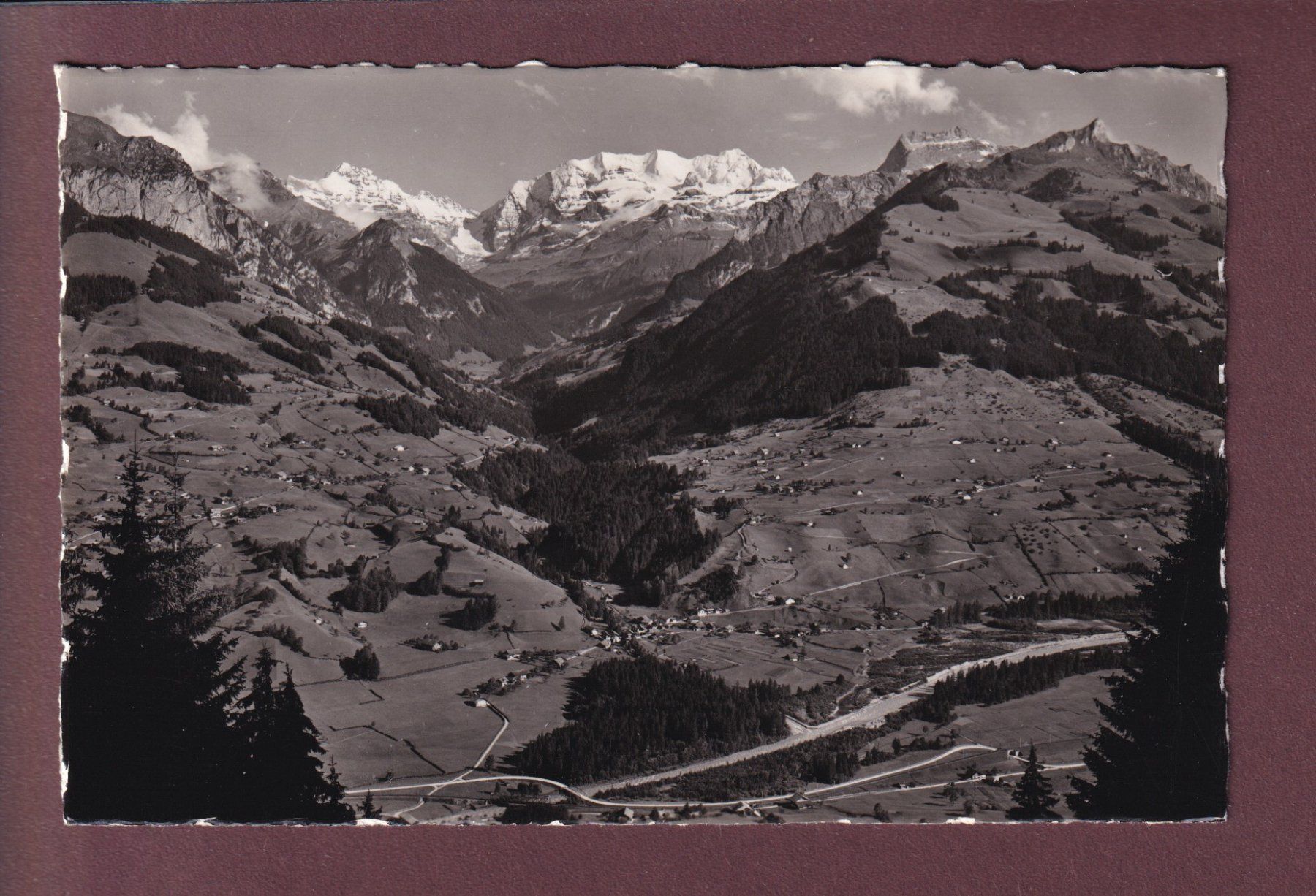 Cartoline postali: GSPALTENHORN - BLÜMLISALP - Kiental – Usato da Pully venduto da nicecards