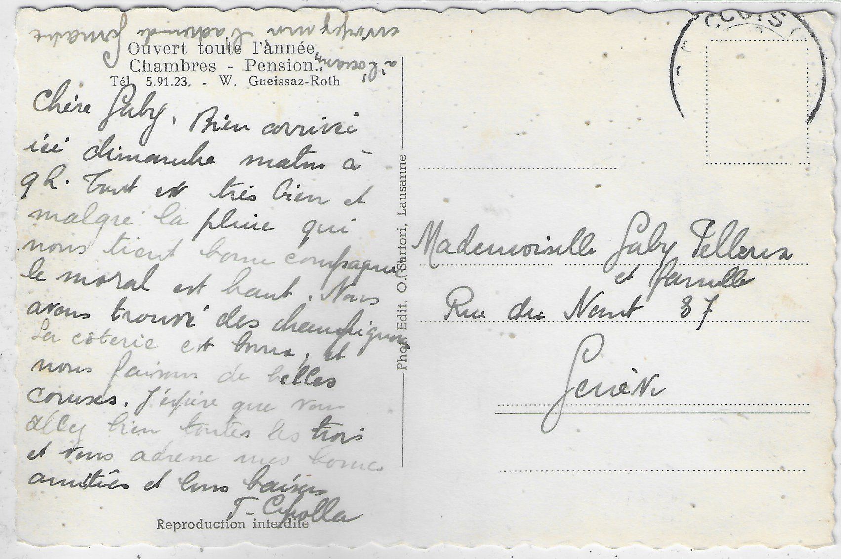 Cartoline postali: Auberge du Lac des Joncs – Usato da Ettingen venduto da Kartenplanet 1