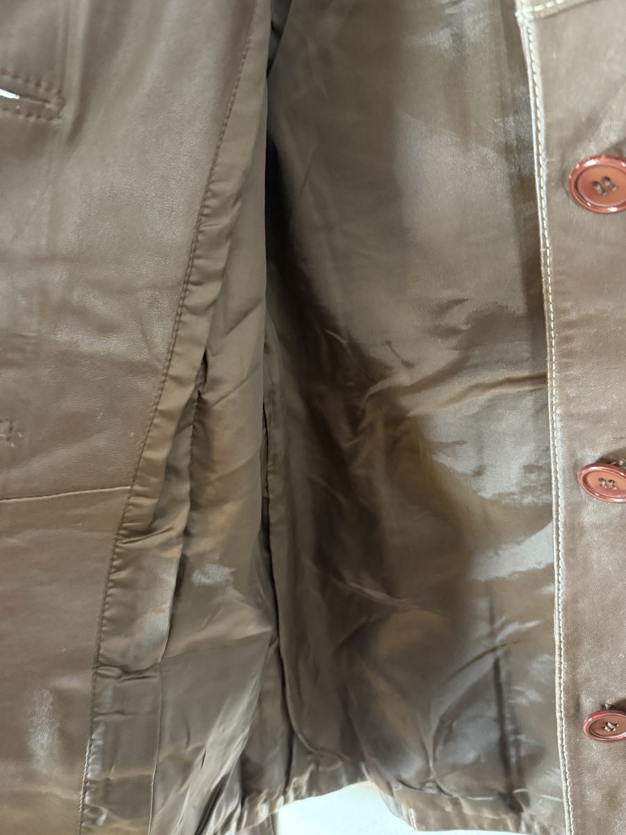 Jacken: Vintage leather brown jacket – Gebraucht aus Lugano von TheUniversalClothing 2
