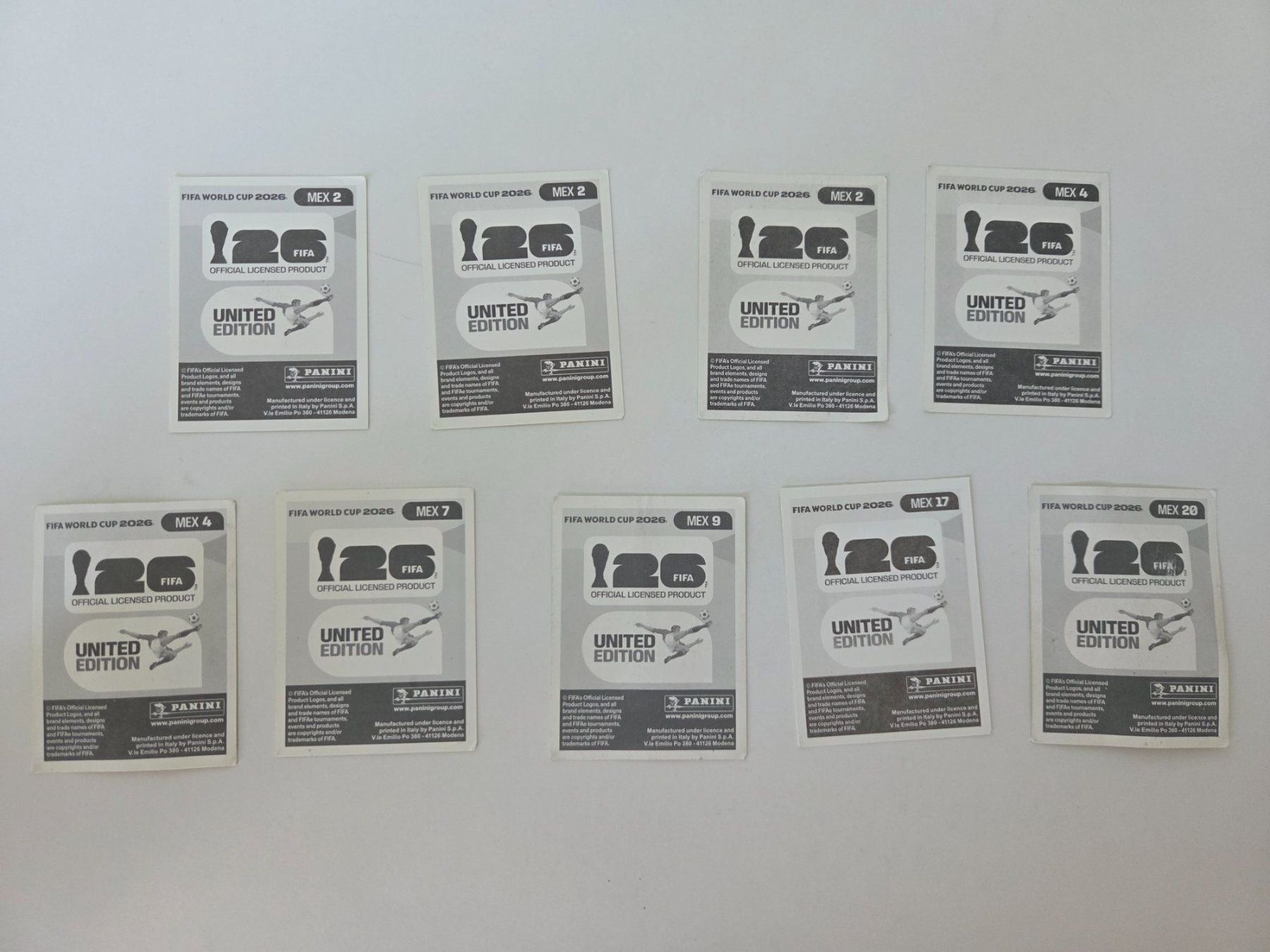 Panini Carte collezionabili: Sticker Panini WM 2026 Mexiko 9 Stk – Nuovo (secondo la descrizione) da Baar venduto da Honzik02 1
