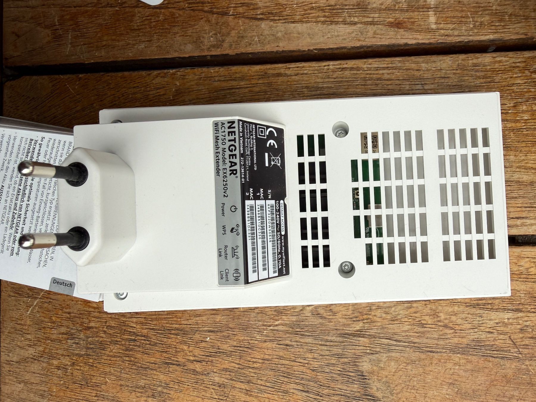 Netgear Wlan: Netgear Nighthawk WLAN Verstärker/Repeater - Top Zustand! – Neu (gemäss Beschreibung) aus Hittnau von Sparrow1960 1