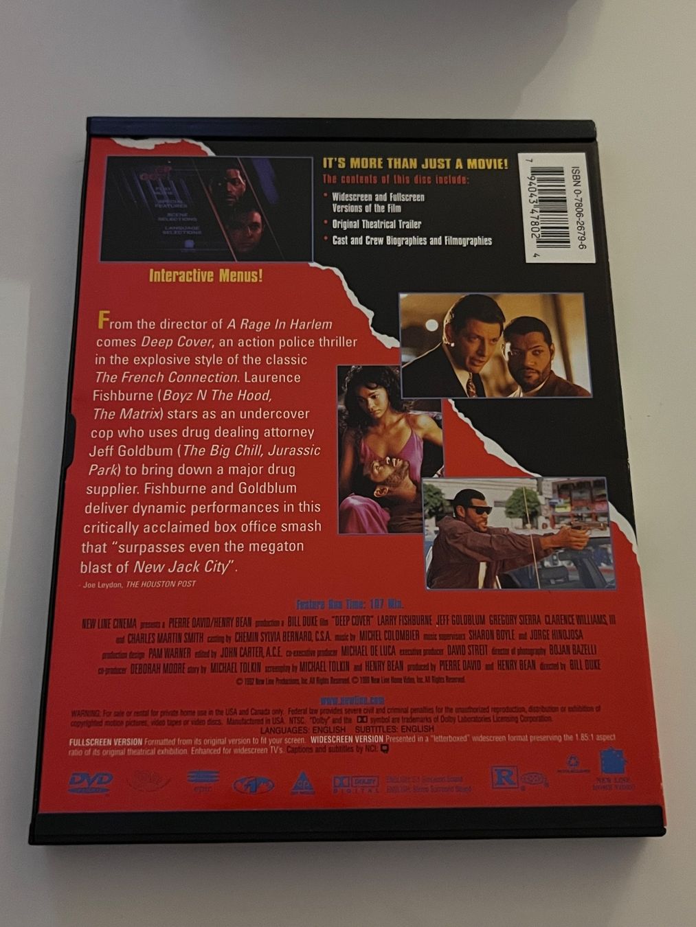 Tutti i DVDs: DVD Deep Cover - Jenseits der weissen Linie – Usato da Altstätten SG venduto da sheamus 1