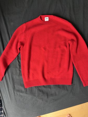 ZARA Pullover rot Grösse M guter Zustand