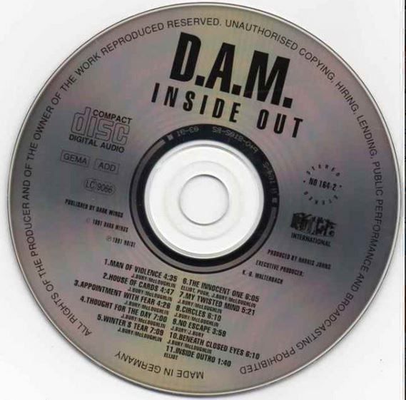 CD: D.A.M. - Inside... – Usato da St-Cergue venduto da VeganWarrior 1