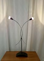 Postmoderne 80er  Doppia Halogen-Tischlampe Frans Schrofer