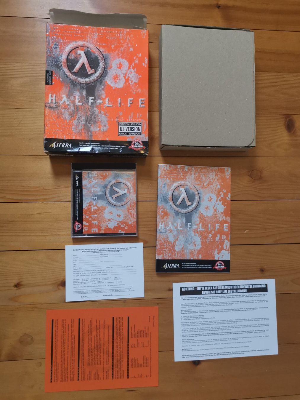Spiele: Half-Life – PC Big Box, US Version, mit Handbuch – Gebraucht aus Rheinfelden von SLMartin