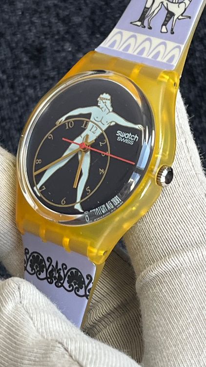 Swatch Orologi: Swatch Uhr Vintage Sammlerstück – Usato da Grenchen venduto da chththl 4