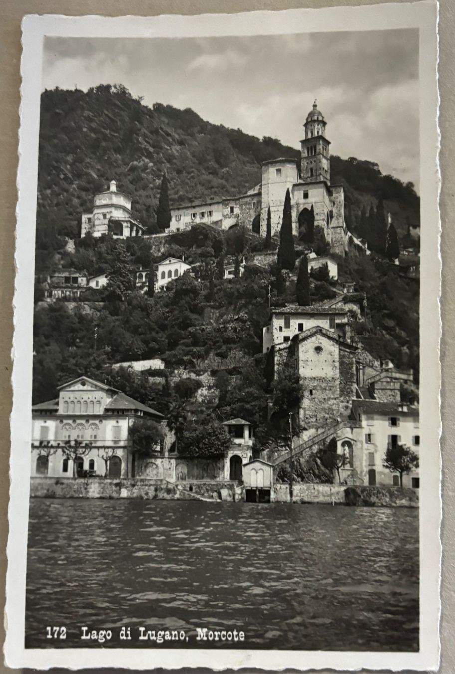 Cartoline postali: Morcote, 1930 – Usato da Frauenfeld venduto da Merk52