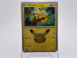 30 Jahre - Pikachu  (30C 41) - DE