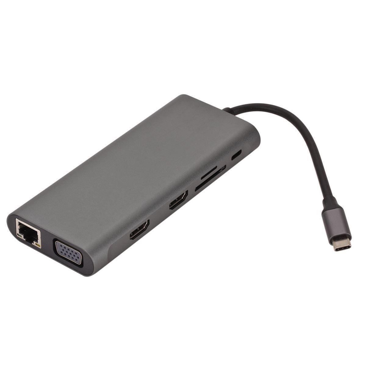 Laufwerke & Adapter: 12 Ports Docking Station USB C Hub – Neu (gemäss Beschreibung) aus Thun von nuonuo 7