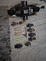 Lego Ninjago Set mit Motorrad und Figuren gebraucht