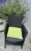 Gartensessel „Acampo“ aus scharzem Rattan