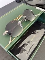 Occhiali da sole Rendel rotondi con astuccio