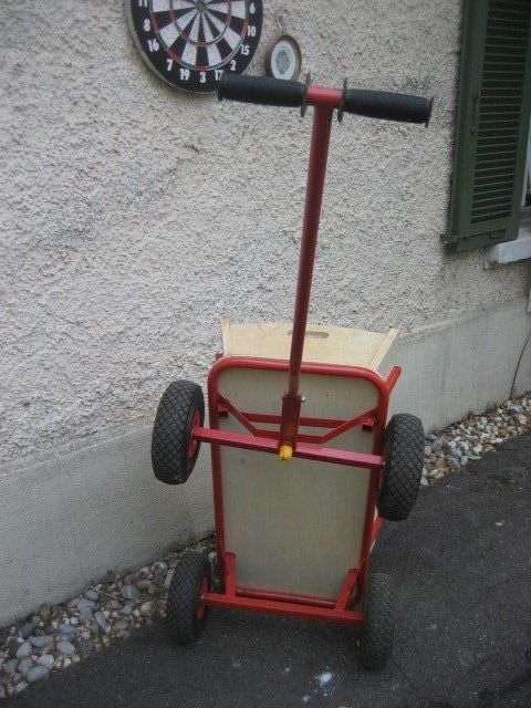 Chariots de transport: Leiterwagen / Bollerwagen aus Holz - angemalt! – D'occasion à Winterthur par pf02 7