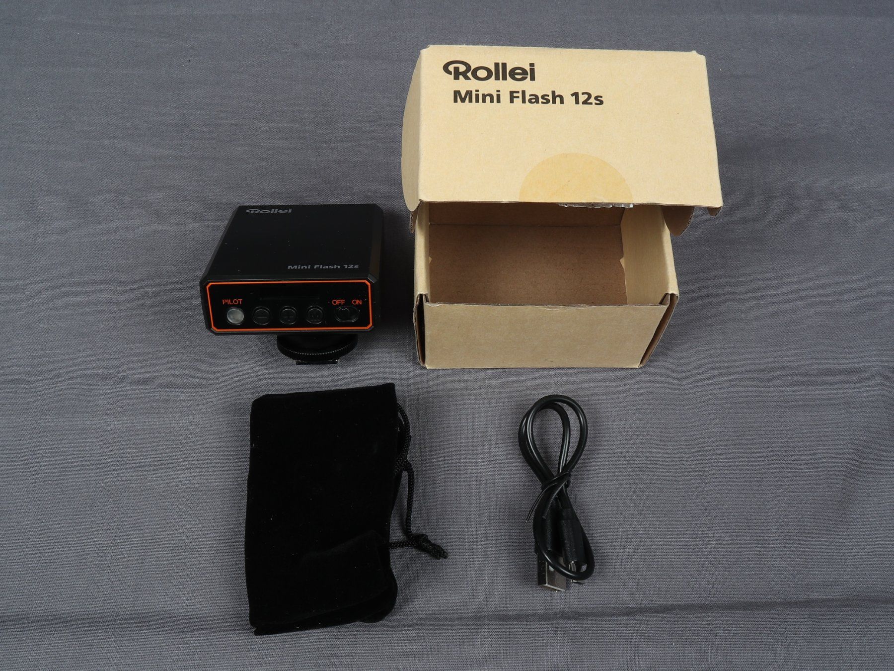 Rollei Blitze: ROLLEI Mini Flash 12s – Neu (gemäss Beschreibung) aus Steinen von Restwert_Steinen