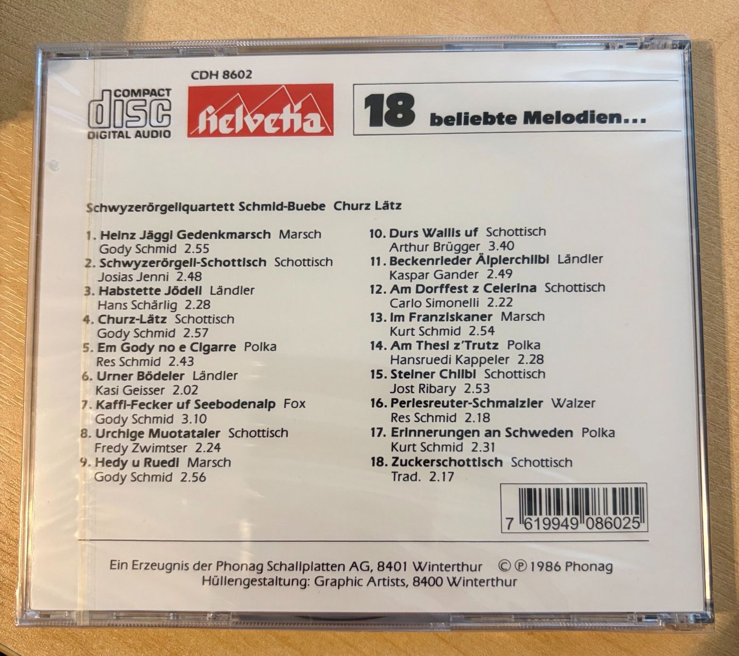 CDs: Schmid-Buebe "Churz-Lätz" (Orig.verpackt) – Gebraucht aus Schübelbach von Sammler78 1