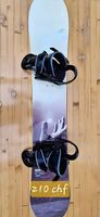Snowboard mit Bindungen