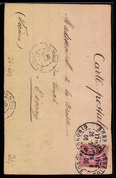 Cartoline postali: Handgemalt: Schöne Frau mit einem Kelch – Usato da Berlin venduto da bartko-reher 1