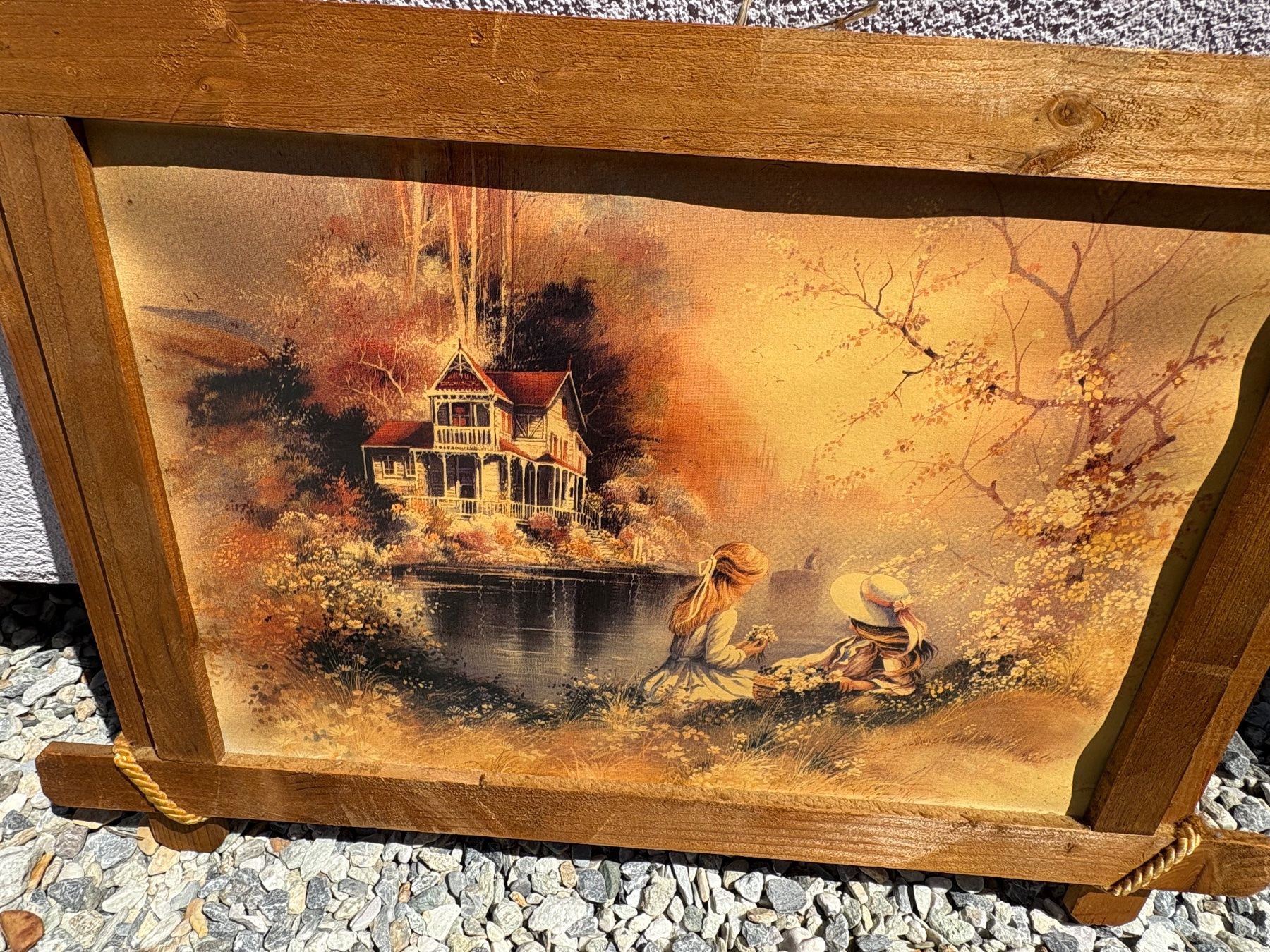 Tele & Cornici: Tableau image maison et enfants – Usato da Grône venduto da natatou 1