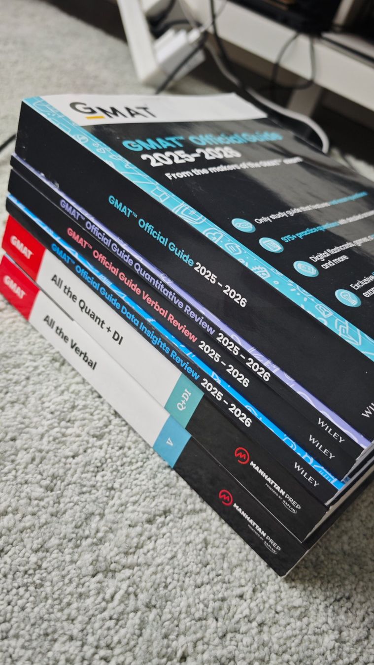Libri: GMAT Prep Books 2025-2026 – Usato da Lausanne venduto da gce_ps8j
