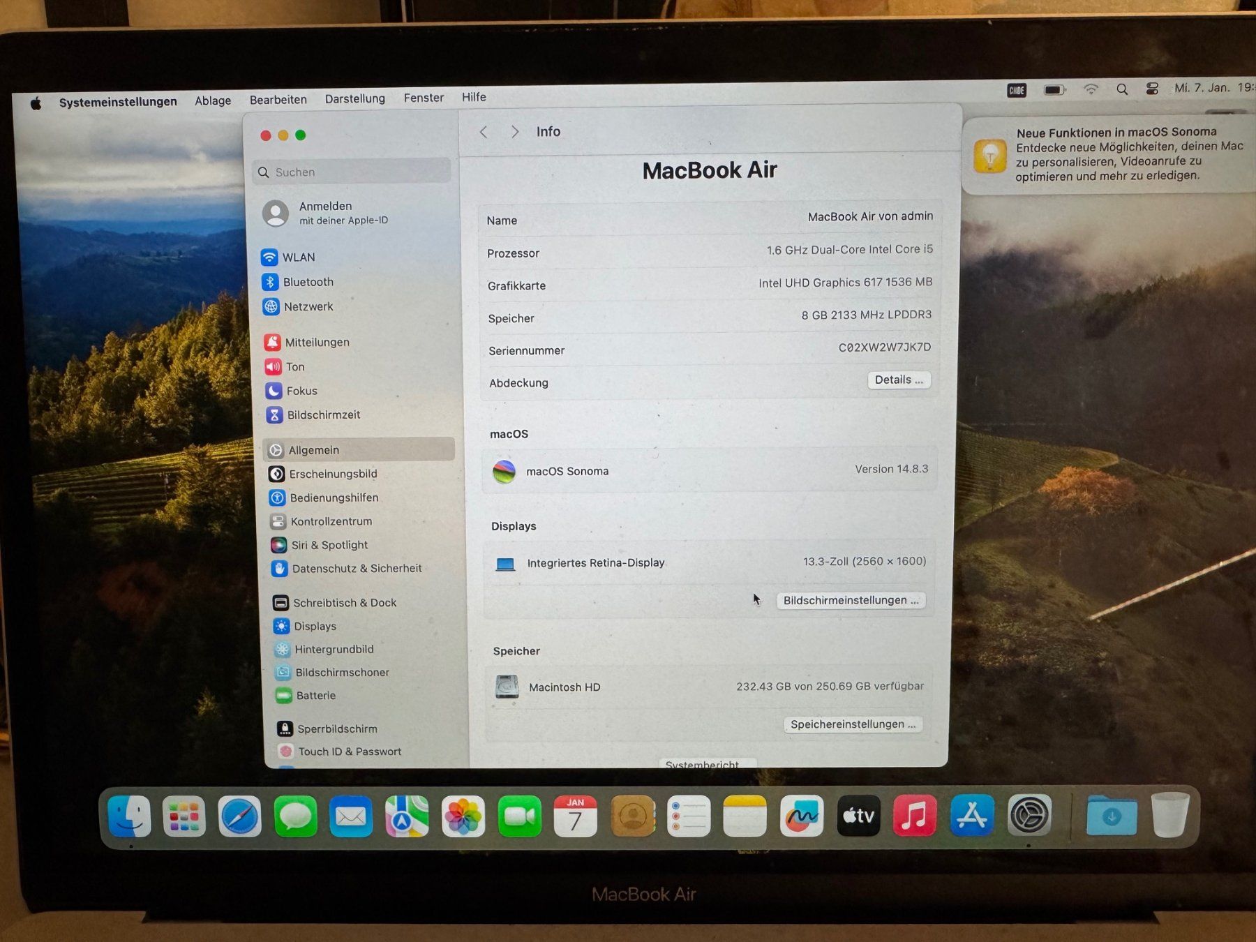 Apple Notebook: MacBook Air Retina, 13-inch 2018 – Usato da Lugnorre venduto da patl32
