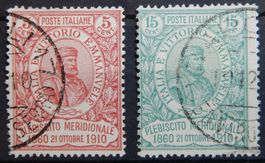 Italien Kat. 97-98 gest. 1910 Kat. 280 Euro