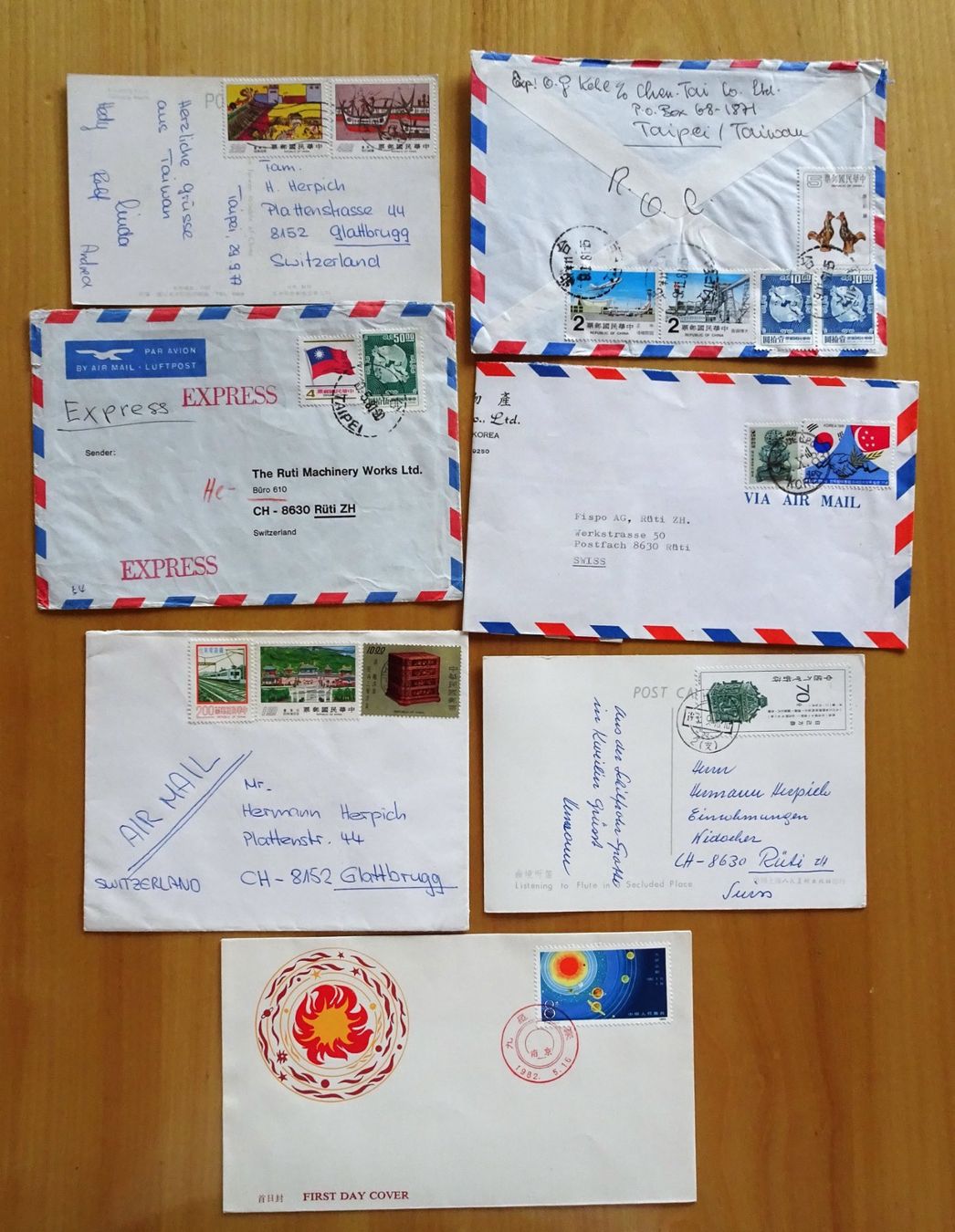 Alle Briefmarken: Bedarfsbriefe Asien – Gebraucht aus Feldbrunnen von MarcusSO 7