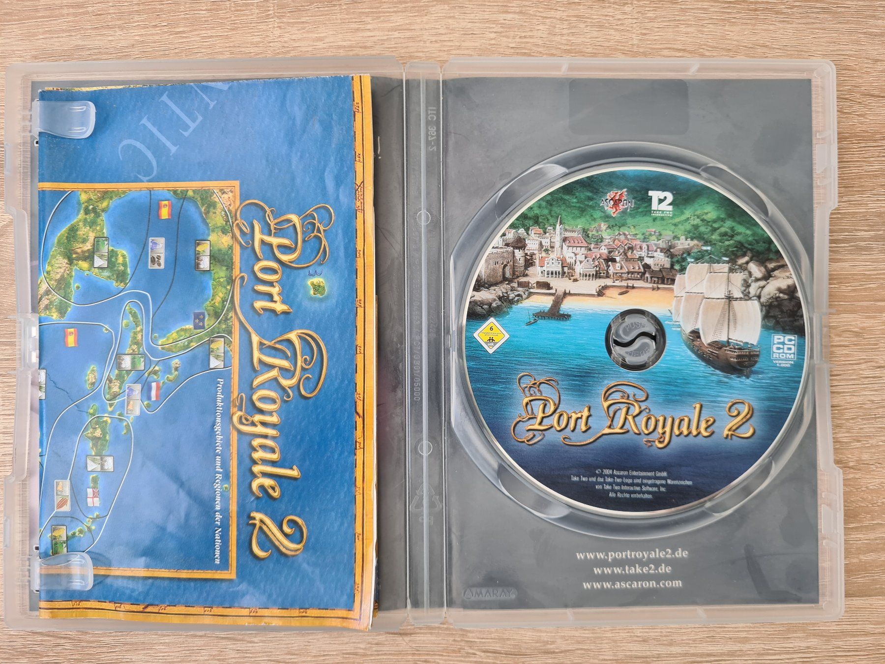 Giochi: Port Royale 2 (German) + Map - PC – Usato da Carouge GE venduto da Franllo 2