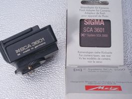 Metz SCA 3601 für Sigma SCA 3000 Adapter OVP #v3