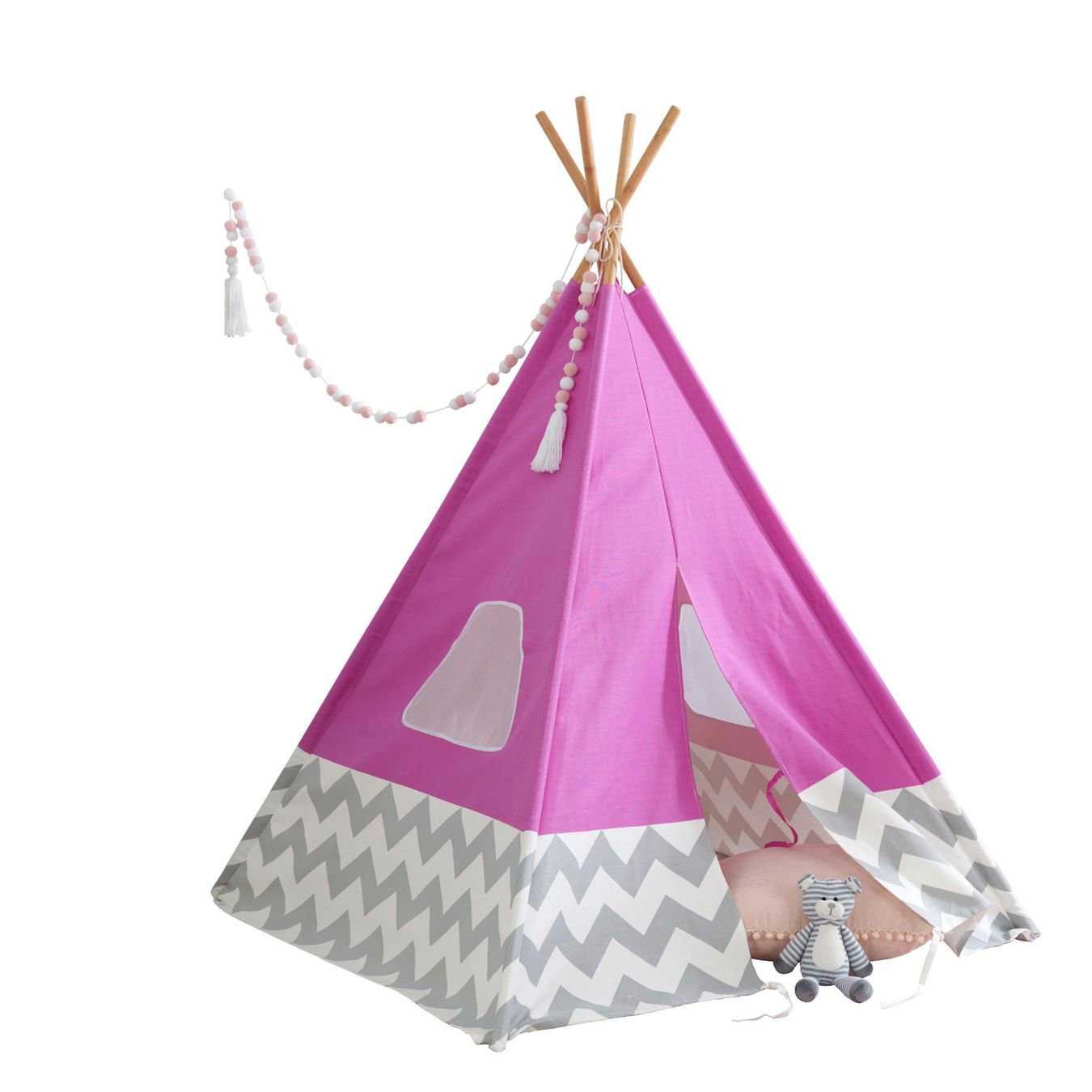 Sonstige Kinderbetten & -möbel: Tipi Zelt Deluxe rosa – Neu und originalverpackt aus Erlinsbach von Home-World