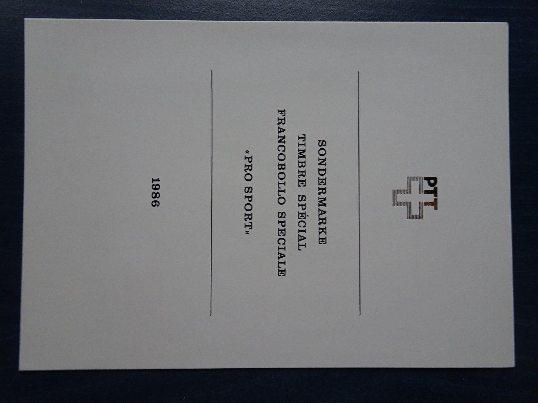 Alle Briefmarken: Pro Sport 1986 – Neu (gemäss Beschreibung) aus Aadorf von Chnorli-Furz