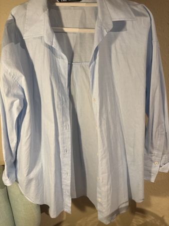 Chemise Zara bleu clair taille S excellent état
