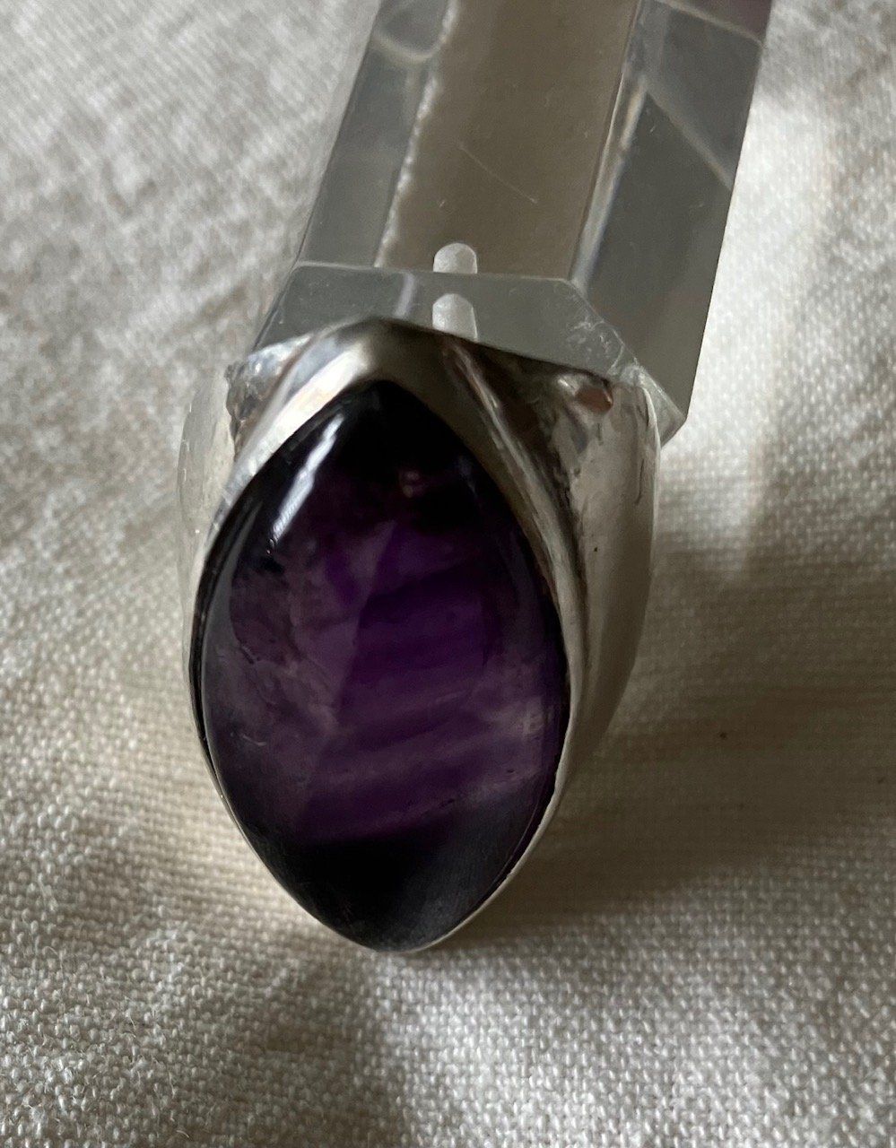 Anelli: wundervoller Amethistring! 3cm Stein – Usato da Zürich venduto da aannnnaa48 1