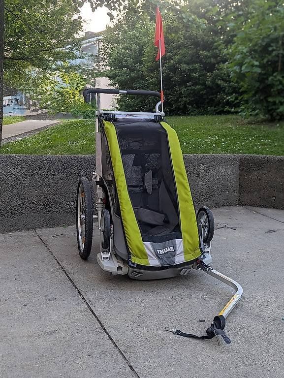 Thule Rimorchi: Thule Chariot Cougar Einsitzer – Usato da Zürich venduto da burunduker