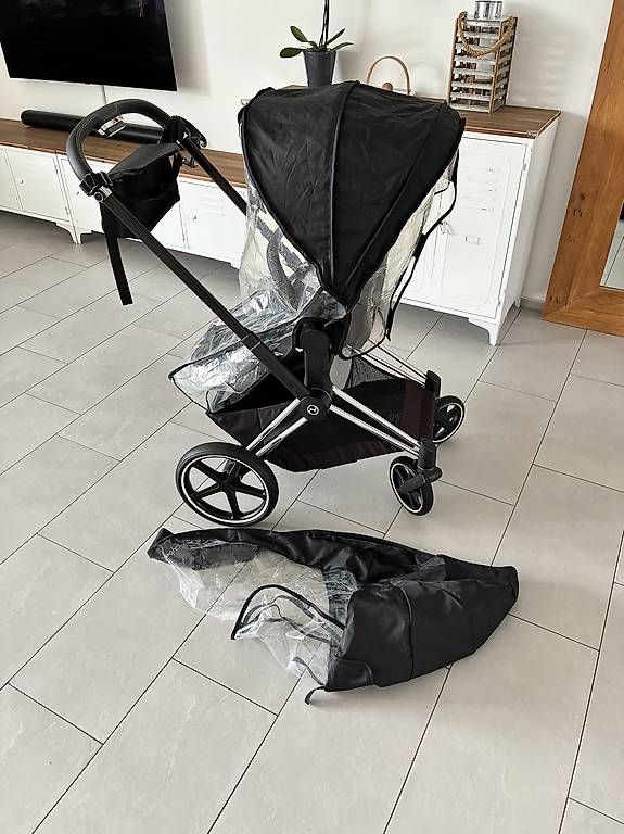 Cybex Kinderwagen: Cybex Priam Sepia Black Kinderwagen Set – Gebraucht aus Schenkon von tplot 4